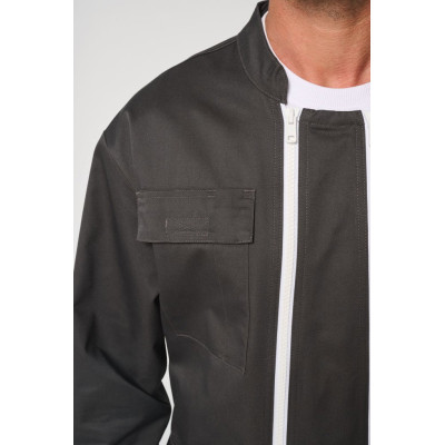 Overall with double zip